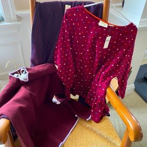 Three-piece Anthropologie set